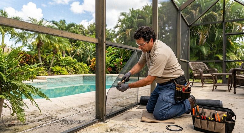 Lanai Enclosure Repair in Nashville, TN