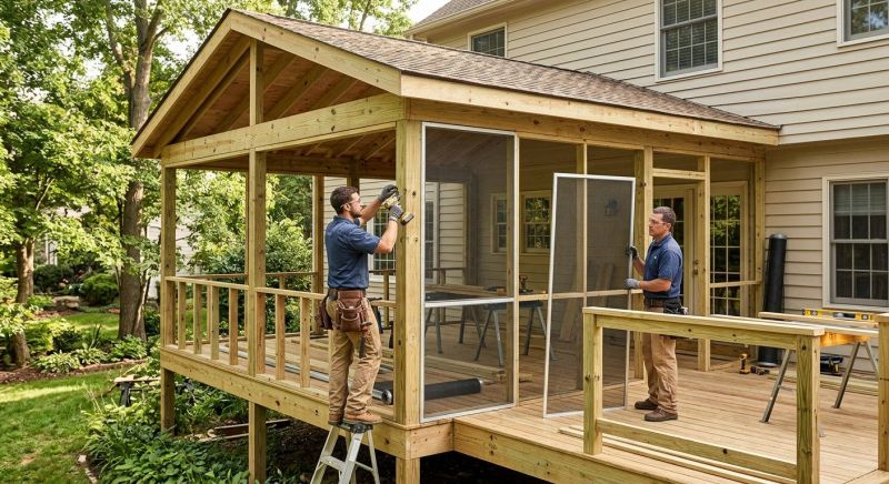 Screened In Porch Installation in Knoxville, TN